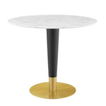 Zinque 36" Artificial Marble Dining Table by Modway
