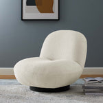 Kindred Boucle Upholstered Fabric Swivel Chair by Modway