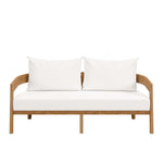 Brisbane Teak Wood Outdoor Patio Loveseat by Modway