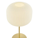 Reprise Glass Sphere Glass and Metal Table Lamp by Modway