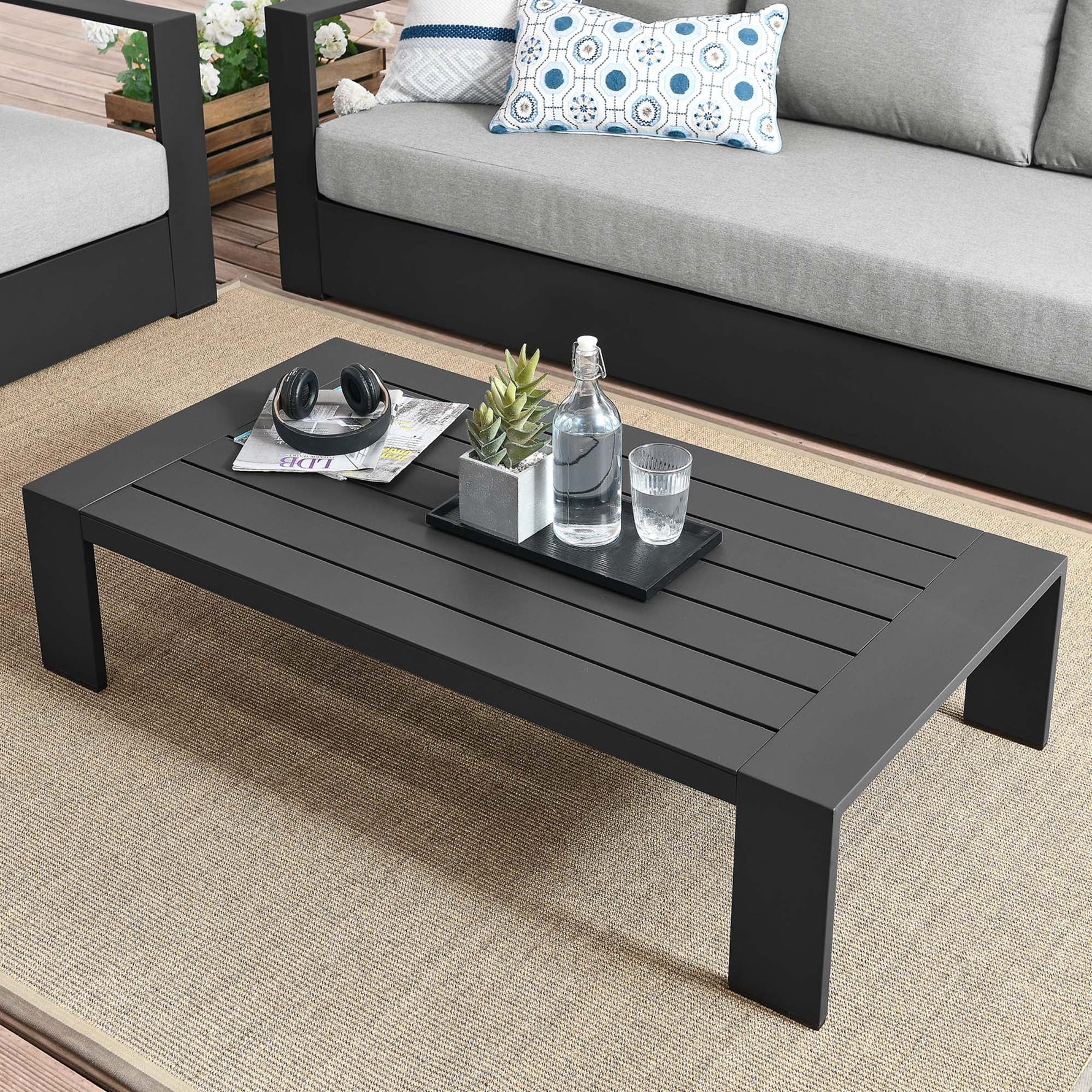 Tahoe Outdoor Patio Coffee Table by Modway