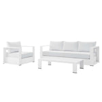 Tahoe 3-Piece Outdoor Patio Powder-Coated Aluminum Set by Modway