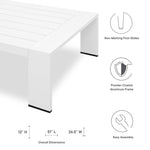 Tahoe 2-Piece Outdoor Patio Powder-Coated Aluminum Set by Modway
