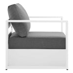 Tahoe 2-Piece Outdoor Patio Powder-Coated Aluminum Armchair Set by Modway