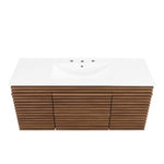 Render 48" Wall-Mount Bathroom Vanity by Modway