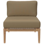 Clearwater Outdoor Patio Teak Wood Armless Chair by Modway