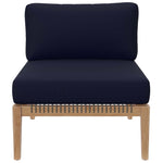Clearwater Outdoor Patio Teak Wood Armless Chair by Modway