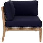 Clearwater Outdoor Patio Teak Wood Loveseat by Modway