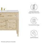 Elysian 48" Wood Bathroom Vanity Cabinet (Sink Basin Not Included) by Modway