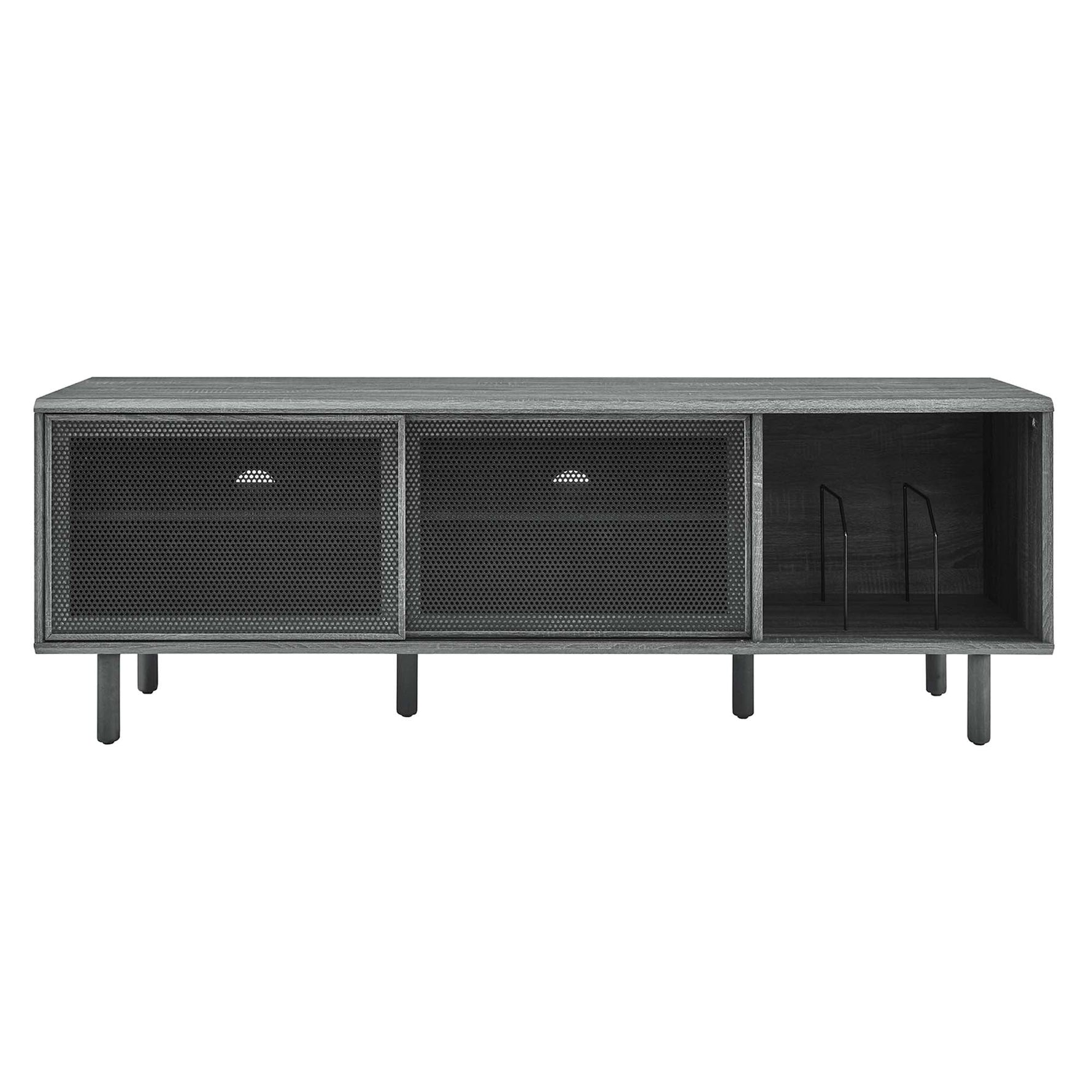Kurtis 67" TV and Vinyl Record Stand by Modway