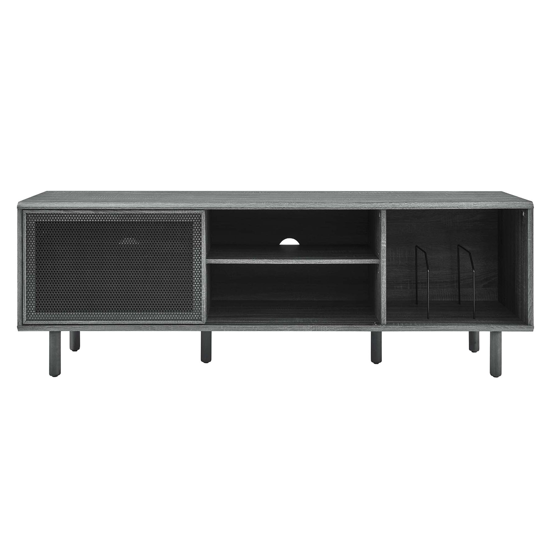 Kurtis 67" TV and Vinyl Record Stand by Modway