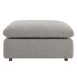 Commix Down Filled Overstuffed Boucle Fabric Ottoman by Modway