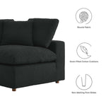 Commix Down Filled Overstuffed Boucle Fabric Corner Chair by Modway