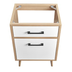 Maverick 24" Bathroom Vanity Cabinet Oak White