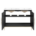Awaken 48" Double Sink Bathroom Vanity by Modway
