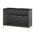 Awaken 48" Double Sink Bathroom Vanity by Modway