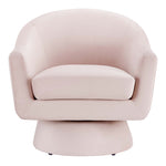 Astral Performance Velvet Fabric and Wood Swivel Chair by Modway