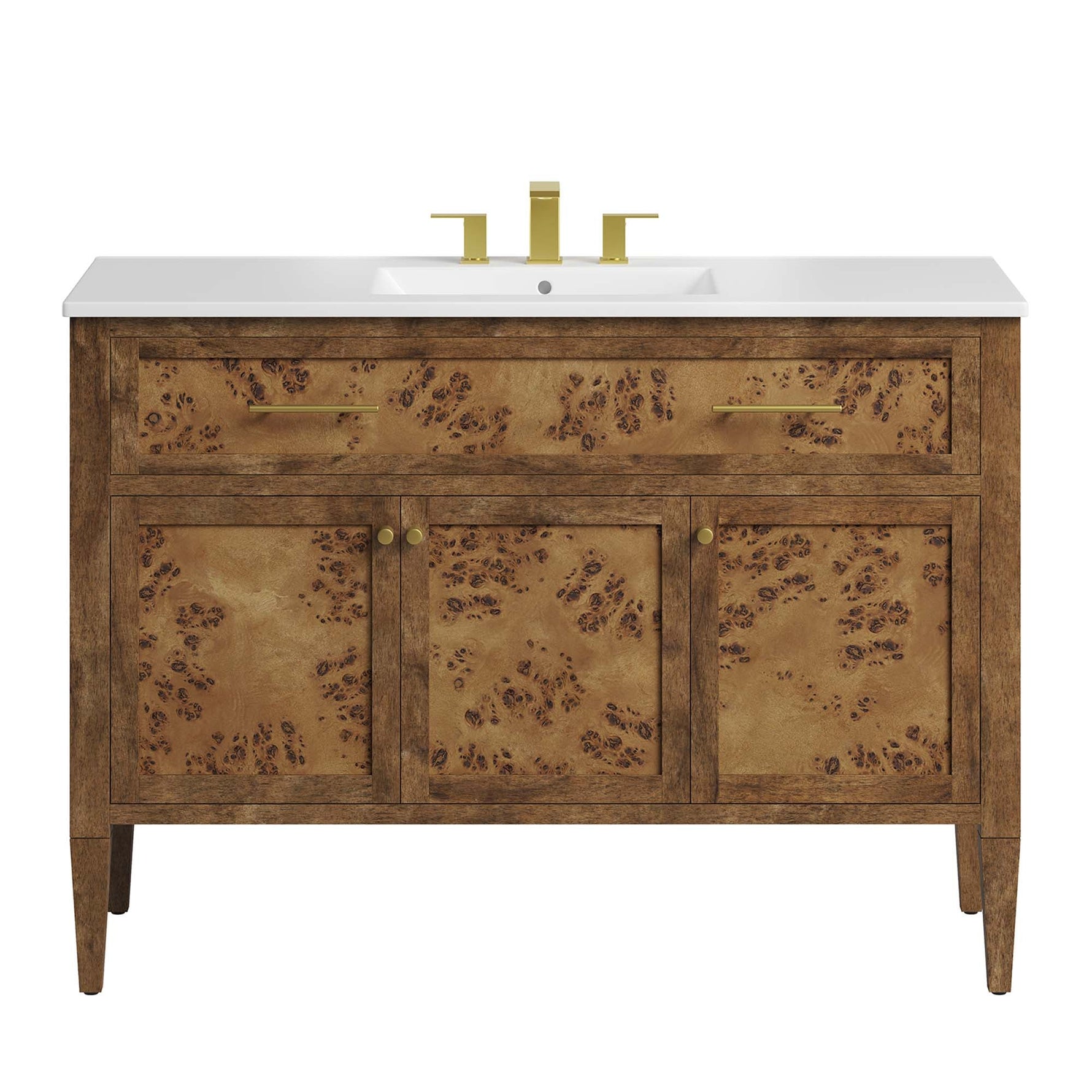 Elysian 48" Wood Single Sink Bathroom Vanity by Modway
