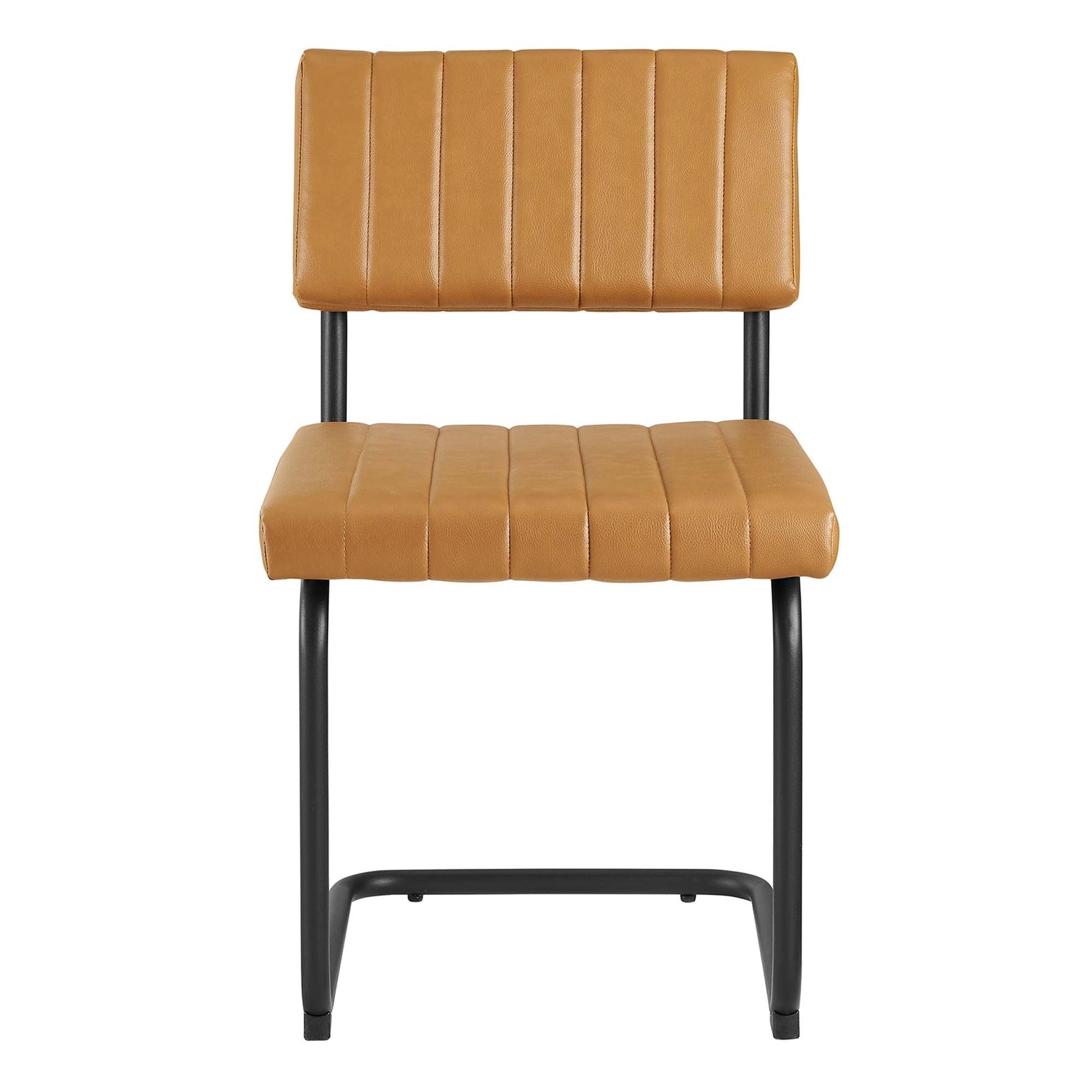 Parity Vegan Leather Dining Side Chairs Set of 2 by Modway