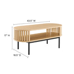 Fortitude Wood Coffee Table by Modway