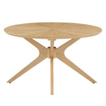 Crossroads Round Wood Coffee Table by Modway