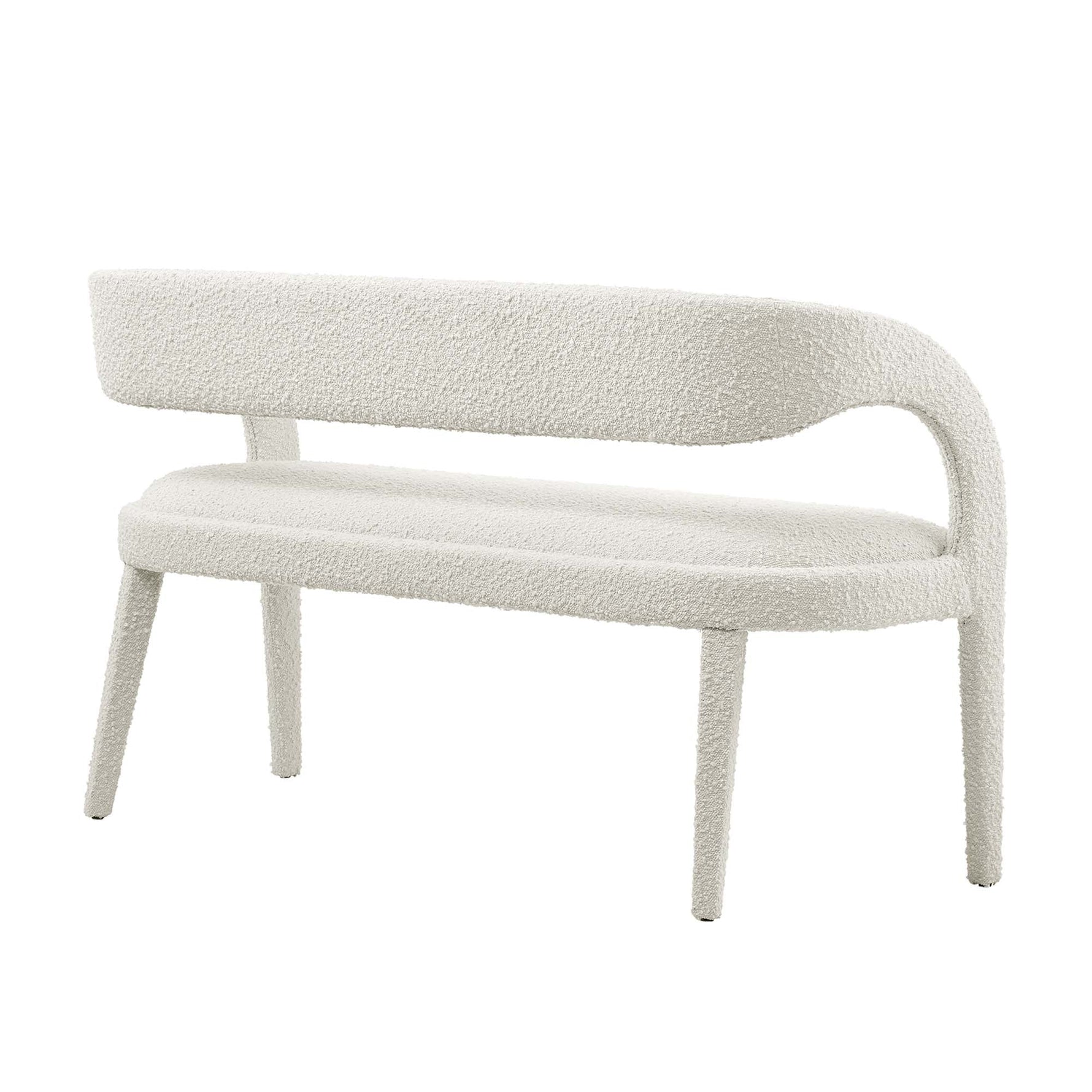 Pinnacle Boucle Fabric Accent Bench by Modway