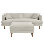 Zoya Down Filled Overstuffed Sofa and Ottoman Set by Modway