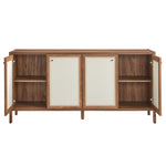 Capri 65" Wood Grain Sideboard Storage Cabinet by Modway