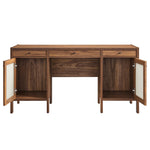 Capri 58" Wood Grain Office Desk by Modway