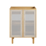 Calla 24" Perforated Metal Bathroom Vanity Cabinet