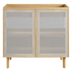 Calla 36" Perforated Metal Bathroom Vanity Cabinet by Modway