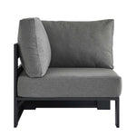 Tahoe Outdoor Patio Powder-Coated Aluminum Modular Corner Chair by Modway