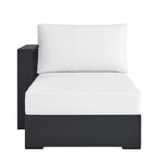 Tahoe Outdoor Patio Powder-Coated Aluminum Left-Facing Chaise Lounge