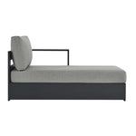 Tahoe Outdoor Patio Powder-Coated Aluminum Right-Facing Chaise Lounge