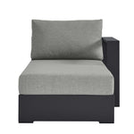 Tahoe Outdoor Patio Powder-Coated Aluminum Right-Facing Chaise Lounge