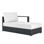 Tahoe Outdoor Patio Powder-Coated Aluminum Right-Facing Chaise Lounge