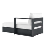 Tahoe Outdoor Patio Powder-Coated Aluminum Right-Facing Chaise Lounge