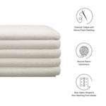 Mezzo Boucle Upholstered Storage Bench by Modway