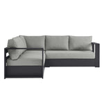 Tahoe 3-Piece Outdoor Patio Powder-Coated Aluminum Sectional Sofa by Modway