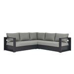 Tahoe 3-Piece Outdoor Patio Powder-Coated Aluminum Sectional Sofa by Modway