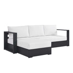 Tahoe 2-Piece Outdoor Patio Powder-Coated Aluminum Sectional Sofa Set