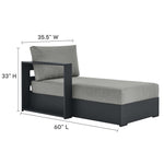 Tahoe 3-Piece Outdoor Patio Powder-Coated Aluminum Sectional Sofa Set by Modway