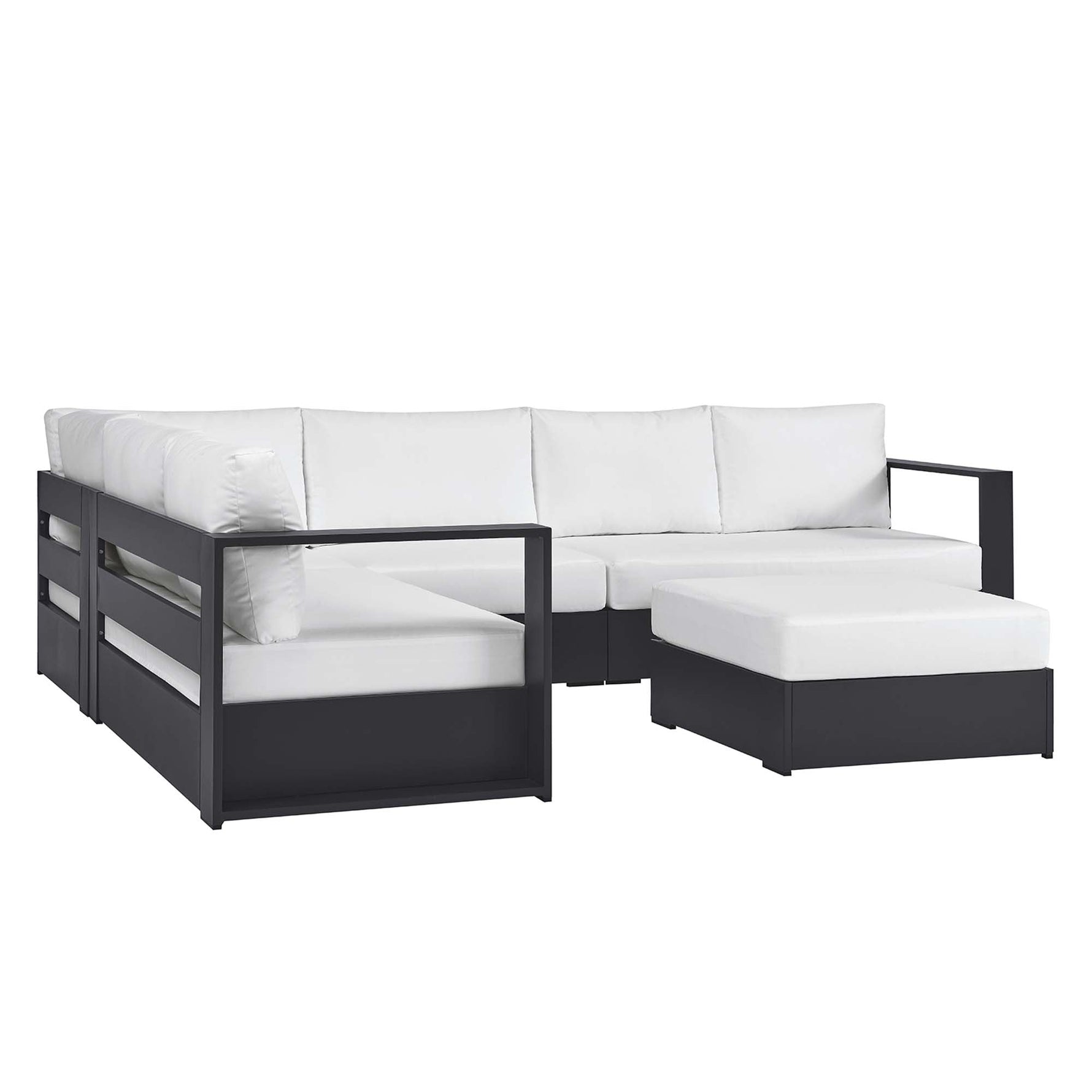 Tahoe 5-Piece Outdoor Patio Sectional Sofa Set by Modway