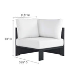 Tahoe 5-Piece Outdoor Patio Sectional Sofa Set by Modway