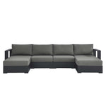 Tahoe 4-Piece Outdoor Patio Sectional Sofa Set by Modway