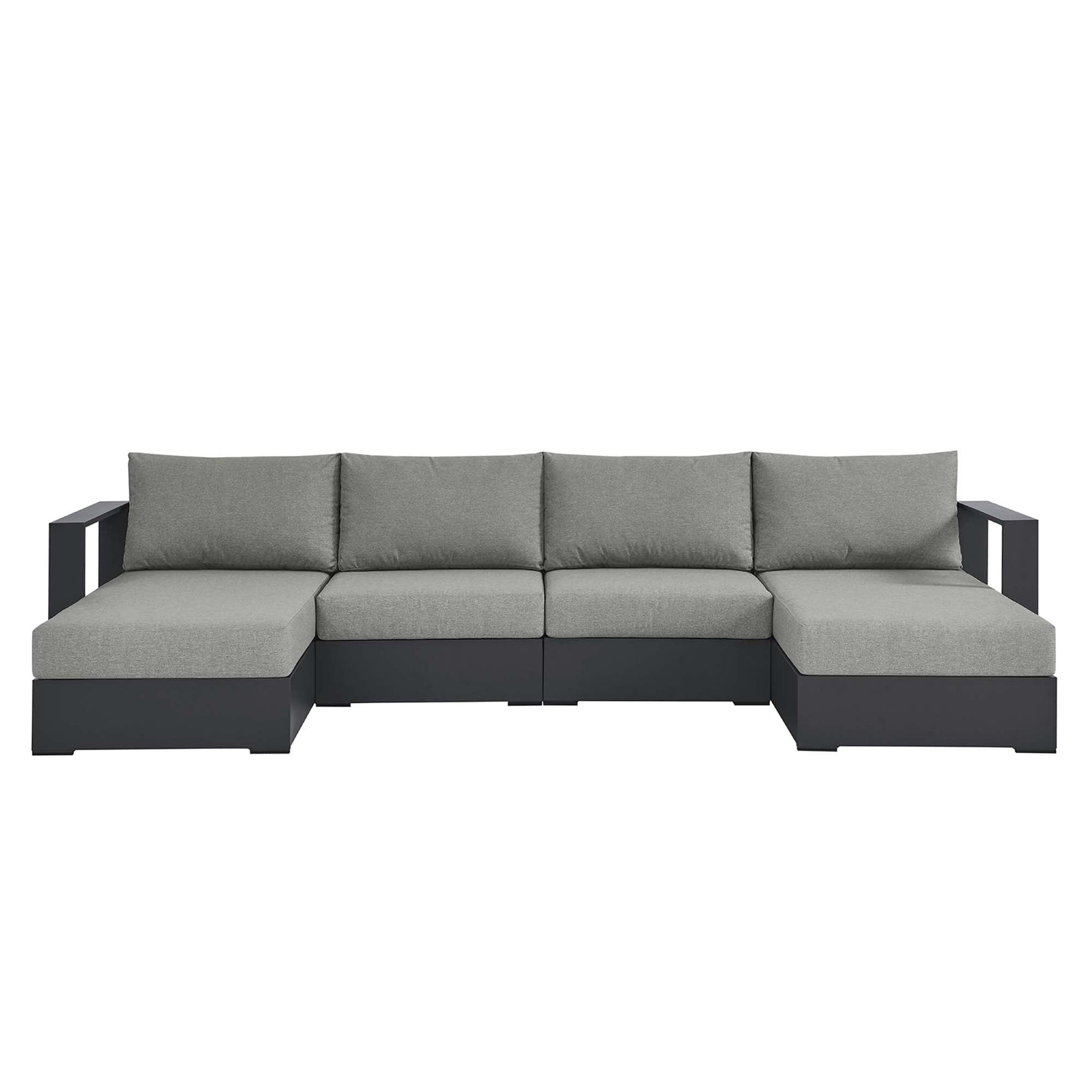 Tahoe 4-Piece Outdoor Patio Sectional Sofa Set by Modway