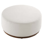 Tilden Large 38" Round Boucle Upholstered Ottoman by Modway