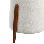 Riven Upholstered Boucle Fabric Ottoman by Modway