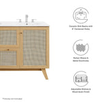 Soma 48" Double Sink Bathroom Vanity by Modway