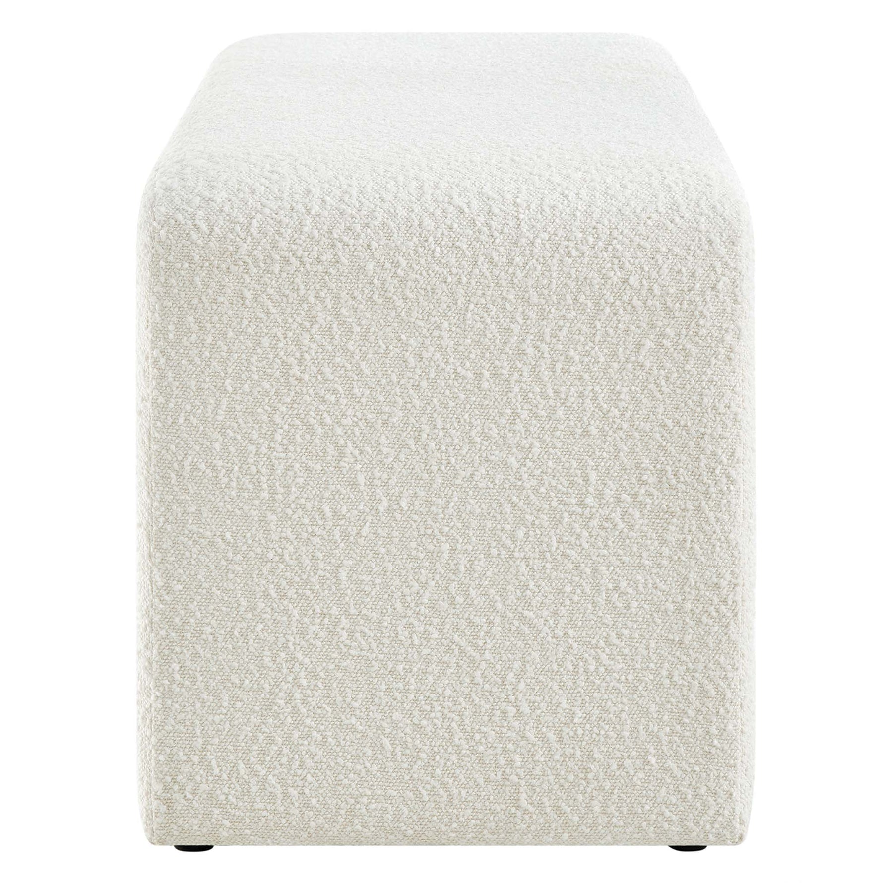 Simba Boucle Fabric Waterfall Long Bench by Modway